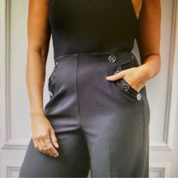 Torrid Wide Leg Studio Refined Crepe High-Rise Pant Black Sz 22R Career Office - Picture 11 of 12